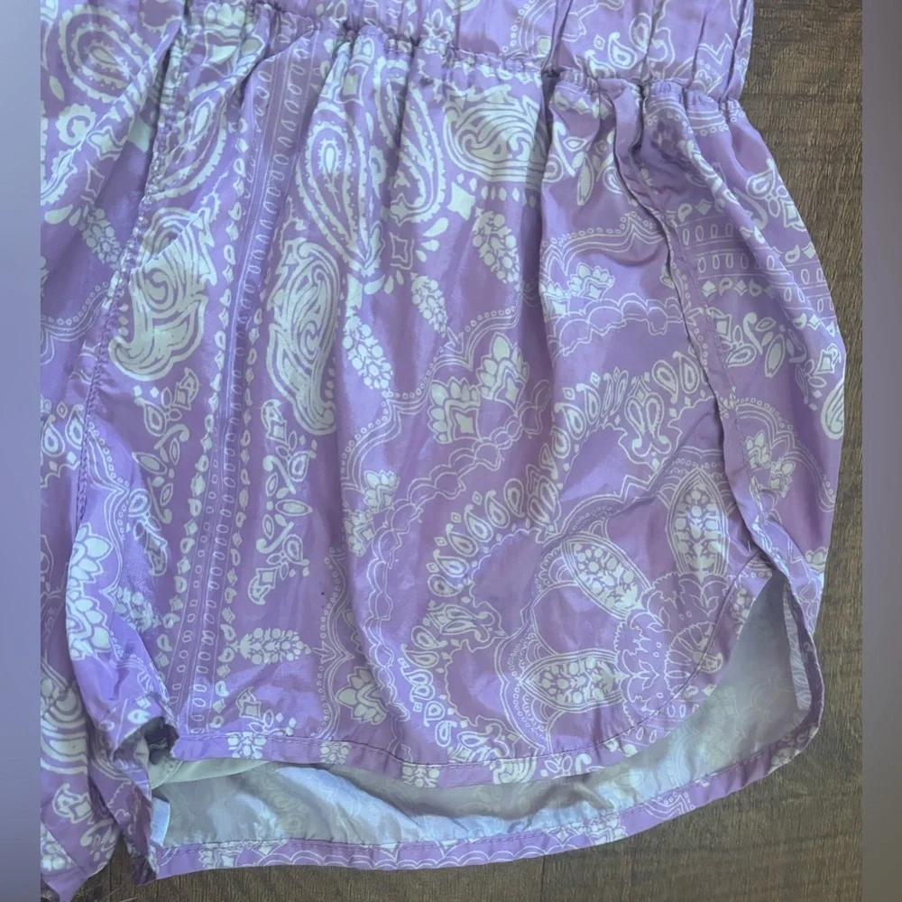 Fp movement by free people breezy, high-rise athletic shorts sz medium